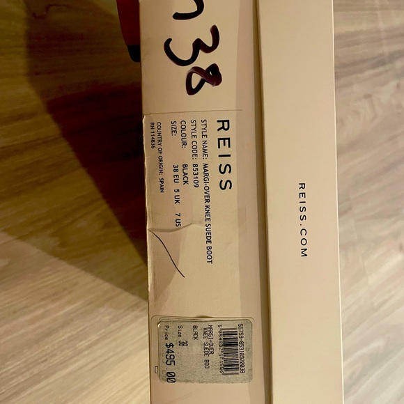 Reiss - Suede over the knee boots - Picture 4 of 6